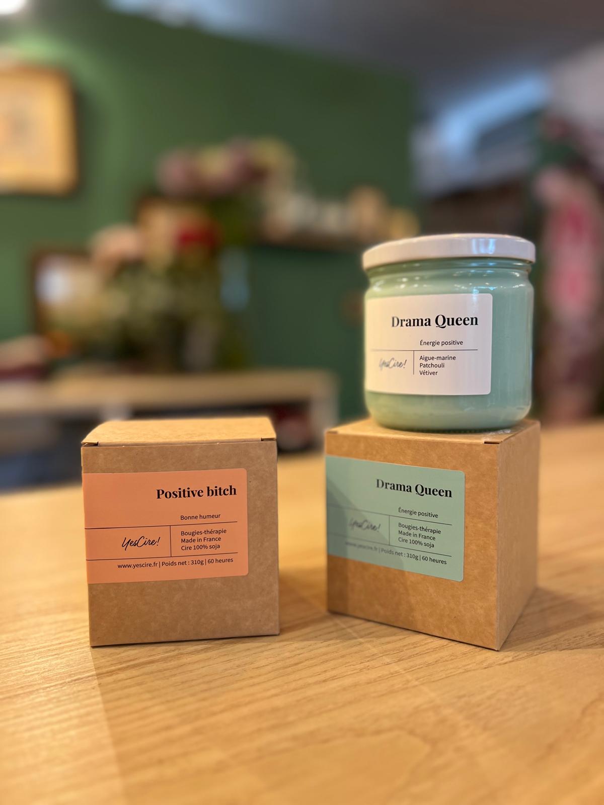 Bougie « Positive Bitch » – Bonne humeur & énergie solaire – YesCire!