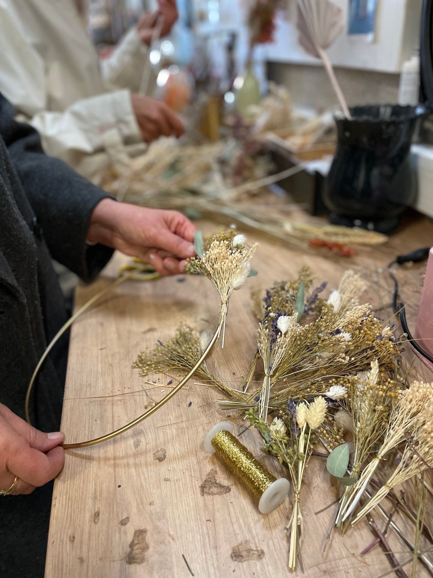 Atelier floral à Callian