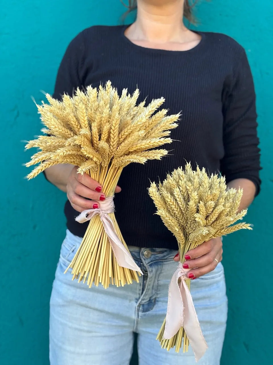 Bouquet de blé naturel, fait main