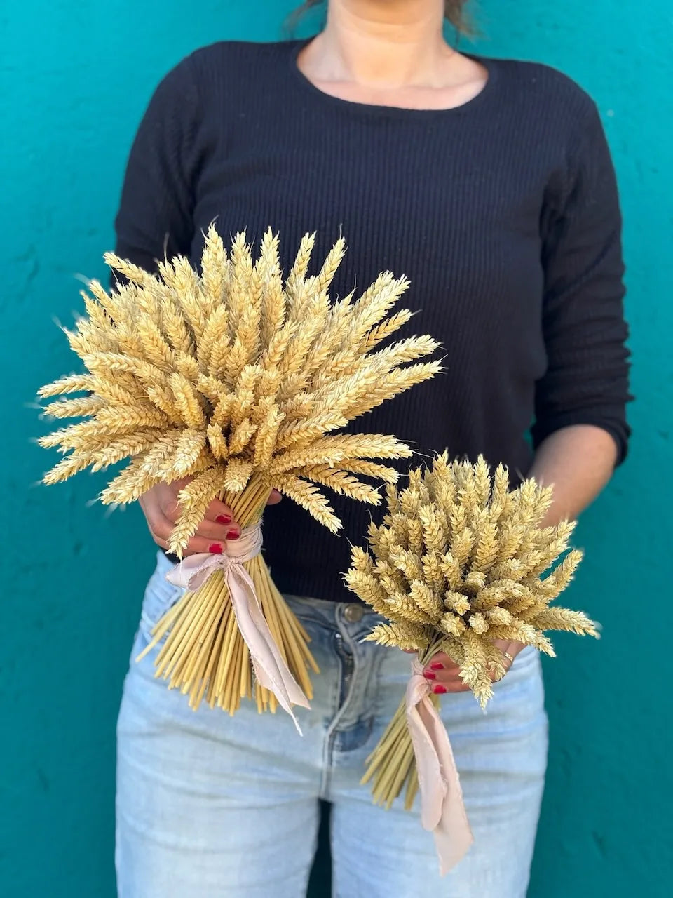 Bouquet de blé naturel, fait main