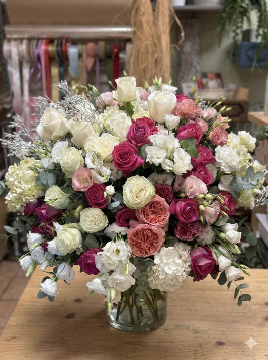 bouquet fleurs fraiches rosalie