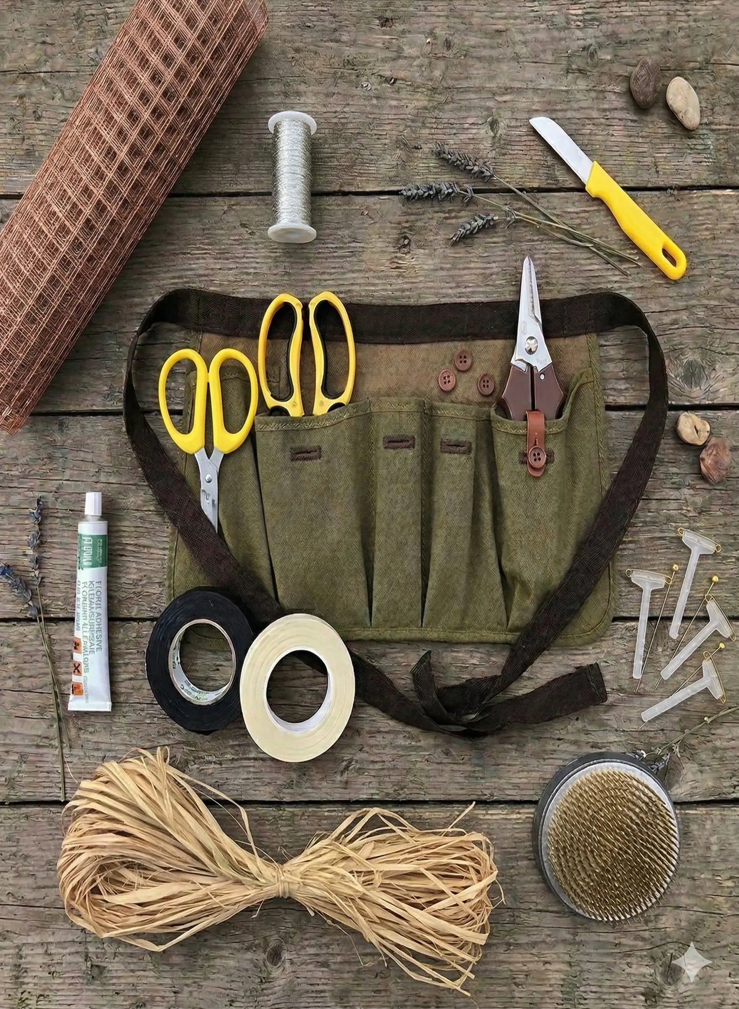 Kit d’art floral Rose Myrtille